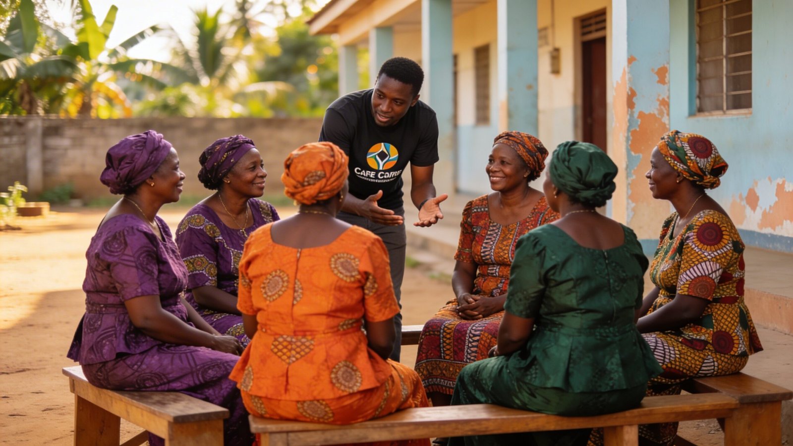 Heart Span Aid community of widows celebrating together